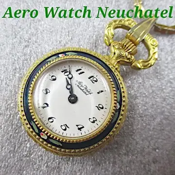Aero Watch Neuchatel 회중시계 펜던트 워치 수동 와인딩