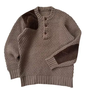 구제샵 구매 [ unknown ] 헌팅 스웨터 건 패치 엘보 패치