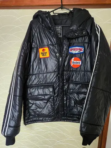 HYSTERIC GLAMOUR 블랙 다운 자켓 M