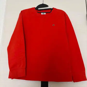 Lacoste 여성용 맨투맨 속기모