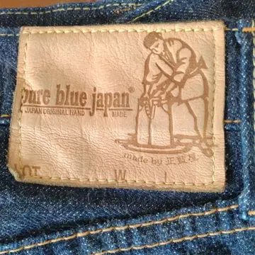 pure blue japan 스트레이트 데님 34