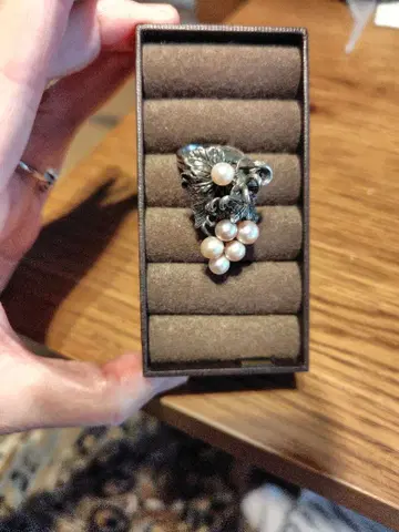 실버 펄 반지 13호