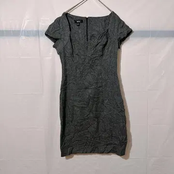 새상품급 BCX 그레이 미니 원피스 사이즈 7 반팔 드레스