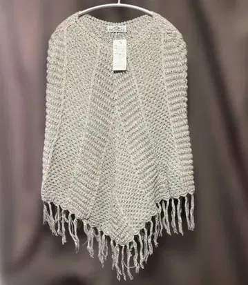 [택 포함 미사용] incareal 알파카 울 경량 판초 페루제