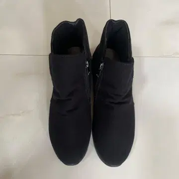 숏부츠 25.0cm 블랙 골드윈