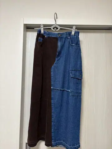 패치워크 타이트 스커트 L 사이즈