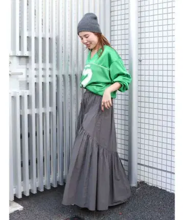 [ Ungrid ] 개더 디자인 스커트