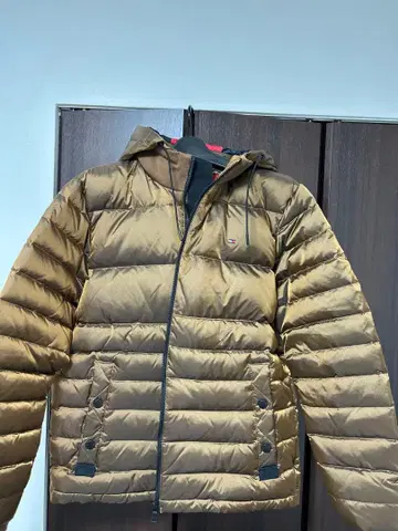 타미힐피거 다운 자켓 브라운