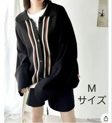 택 포함 새상품 [ 클래식 엘프 + java ] 콜라보 가디건 M 사이즈