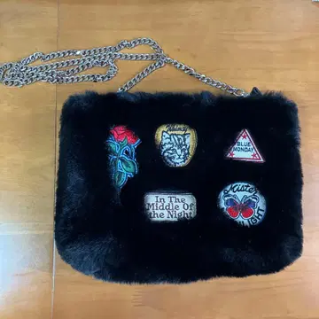 moussy 마우지 퍼 moussy 와펜 숄더백