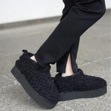 COLORS OF CALIFORNIA fur boot 블랙 37