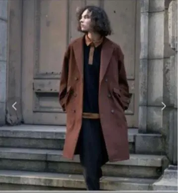 Casper John 멜톤 더블 체스터 코트