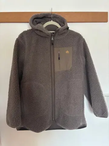 로고 스파크 보아 자켓 후드 부착 그레이