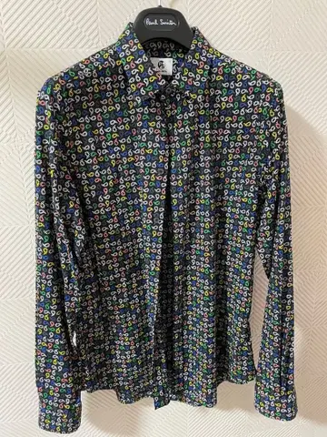 Paul Smith 컬러풀 페이즐리 무늬 긴팔 셔츠 L