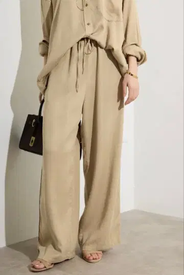 SLOBE IENA 제품 염색 이지 팬츠