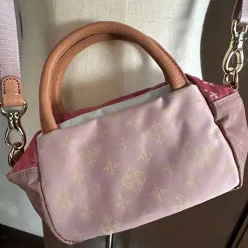 러셋 핑크 나일론 숄더백 스마트폰 숄더