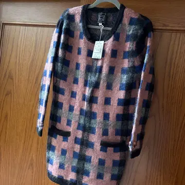 신시아 애로우 모헤어 비쥬 니트 원피스