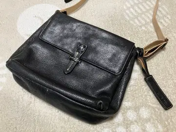 LIME 가죽 숄더백 블랙 일본제