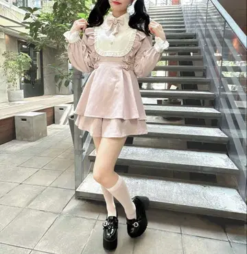 ROJITA 요크 절개 사이드 버클 셋업