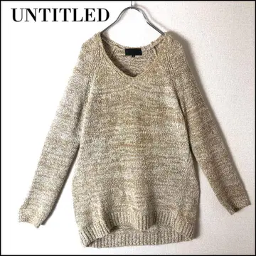 UNTITLED 언타이틀 긴팔 풀오버 니트 스웨터 구제 의류