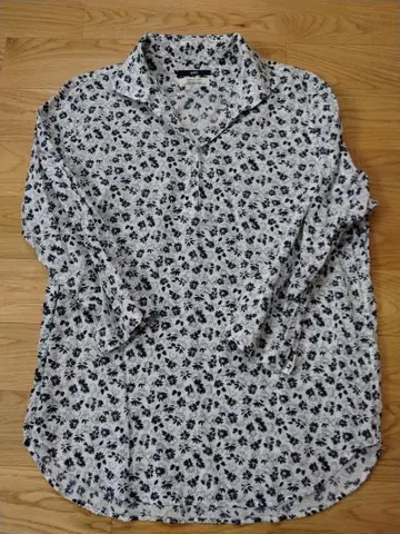 SHIPS 꽃무늬 린넨 버튼 다운 셔츠