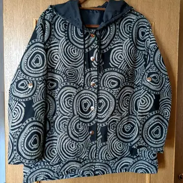 후드 부착 자켓 레트로 스타일리시 귀여움