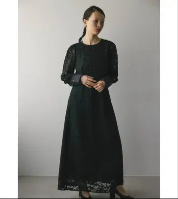 스타일믹서 자카드 플레어 원피스 파티 원피스