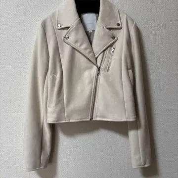 MERCURYDUO 아이보리 라이더 자켓 F