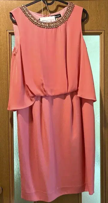 포멀 드레스 INDIVI 코랄 핑크