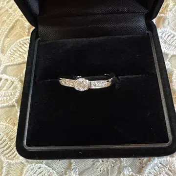 다이아몬드 웨이브 이터니티 반지 플라티나950 0.29 캐럿 11호