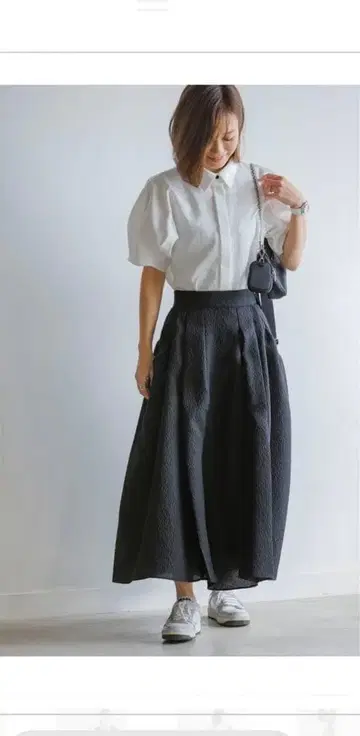 새상품급 앙플레강트 자카드 스커트 anplegant