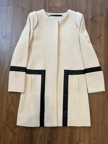 노카라 코트 베이지 사이즈 38