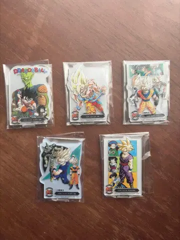드래곤볼 40주년 ~그 첫 번째~ F상 ACLLECT 5종 세트