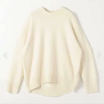 새상품급 맥피 21AW 라무 캐시미어 크루넥 풀오버 니트