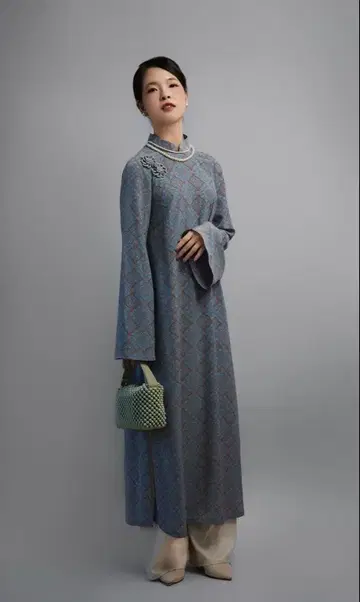 No.T2606 핸드메이드 오리지널 아오자이 세트