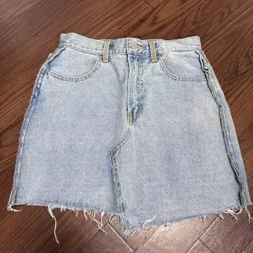 Sly Jeans 라이트 블루 데님 미니 스커트