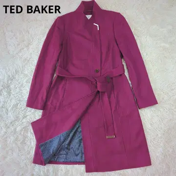 새상품급 테드베이커 리본 벨트 롱 코트 L