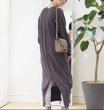 TOMORROWLAND 니트 원피스 네이비 프리 사이즈