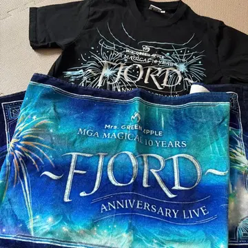 FJORD ANNIVERSARY LIVE 티셔츠 & 타월 세트