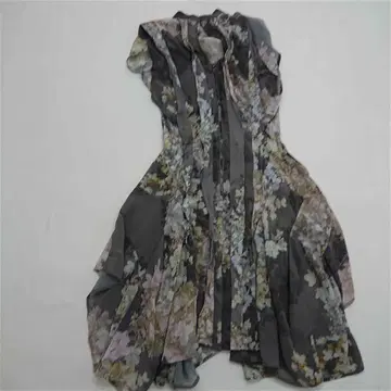 올세인츠 플로럴 프린트 드레이프 원피스 UK2