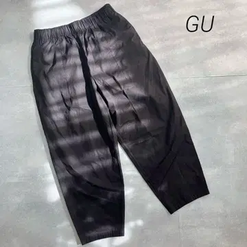 지유 GU 유니클로 캐주얼 팬츠 슬랙스 브라운 갈색 m