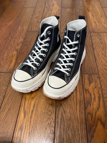 [ 28cm ] Converse 블랙 통굽 하이컷 스니커즈