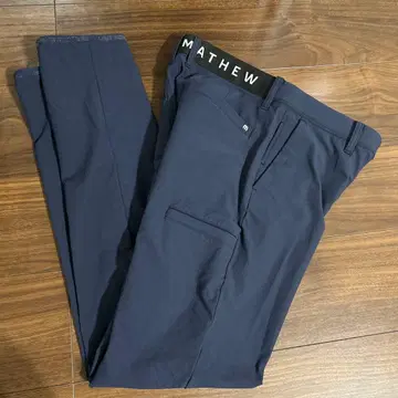 TRAVIS MATHEW 슬림핏 팬츠 S 네이비