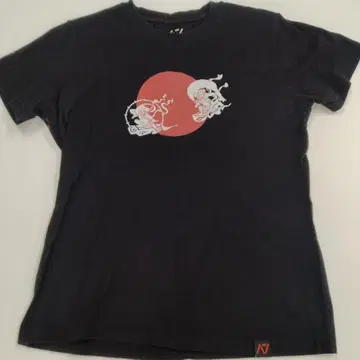 A7 Japan 무게 T셔츠 XL 사이즈 풍신번개 디자인