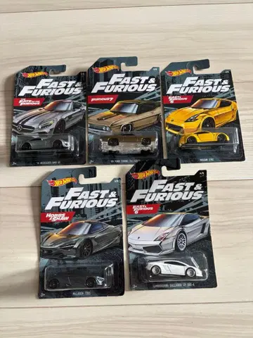핫 휠즈 패스트 & 퓨리어스 6대 세트