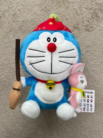 도라에몽 영화 봉제 인형 40주년 새상품 후지코 후지오 기념