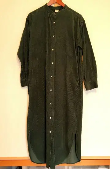 어반 리서치 도어즈 코듀로이 셔츠 원피스 그린 M