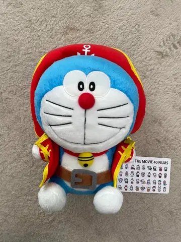 도라에몽 영화 봉제 인형 40주년 새상품 후지코 후지오 기념