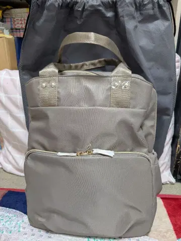 그레이 베이지 럭색/백팩 미사용 새상품
