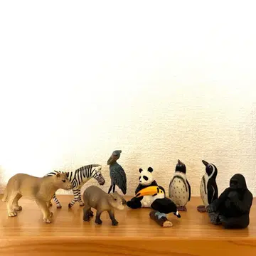 동물 피규어 9개 세트